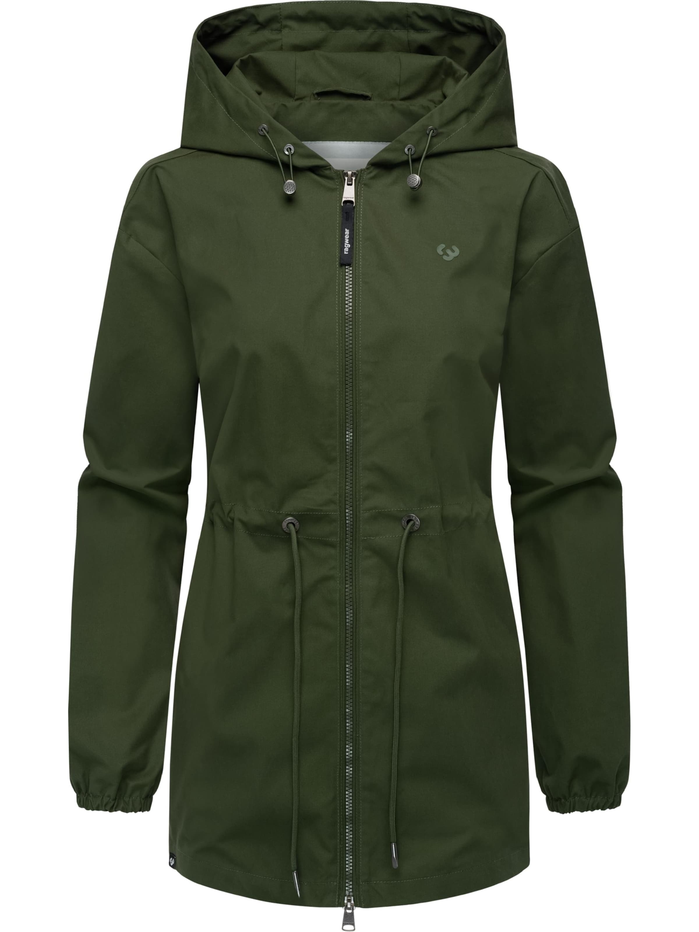 Parka mi-saison 'Monadissimo B' Ragwear en vert : devant