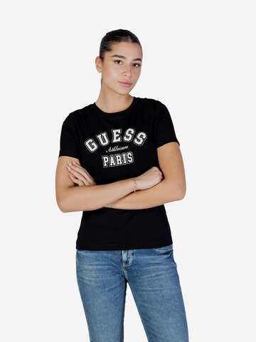 Maglietta 'ANITA CN SS T-SHIRT V6RI15 J1314' di GUESS in nero: frontale