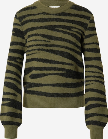 JDY Пуловер 'JDYLORRAINE' в зелено: отпред