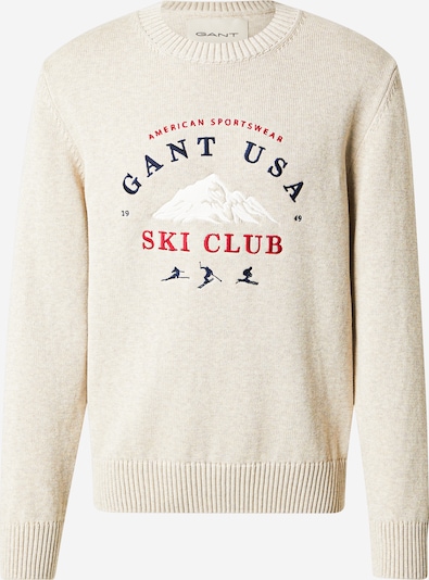 GANT Neulepaita värissä ecru / tummansininen / punainen / valkoinen, Tuotenäkymä