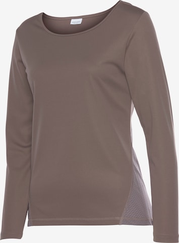 LASCANA ACTIVE Functioneel shirt in Bruin