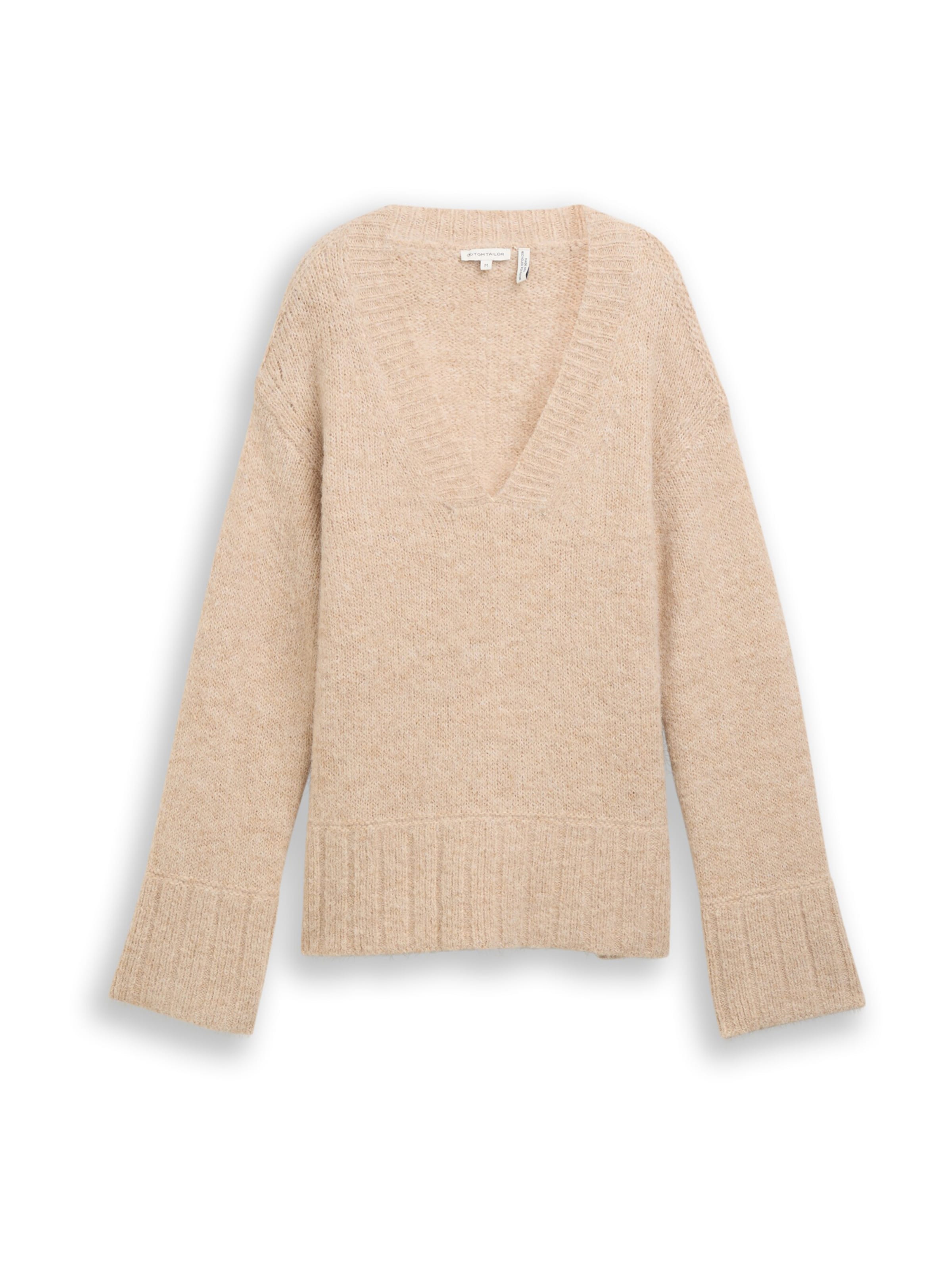 Pullover di TOM TAILOR in beige: frontale