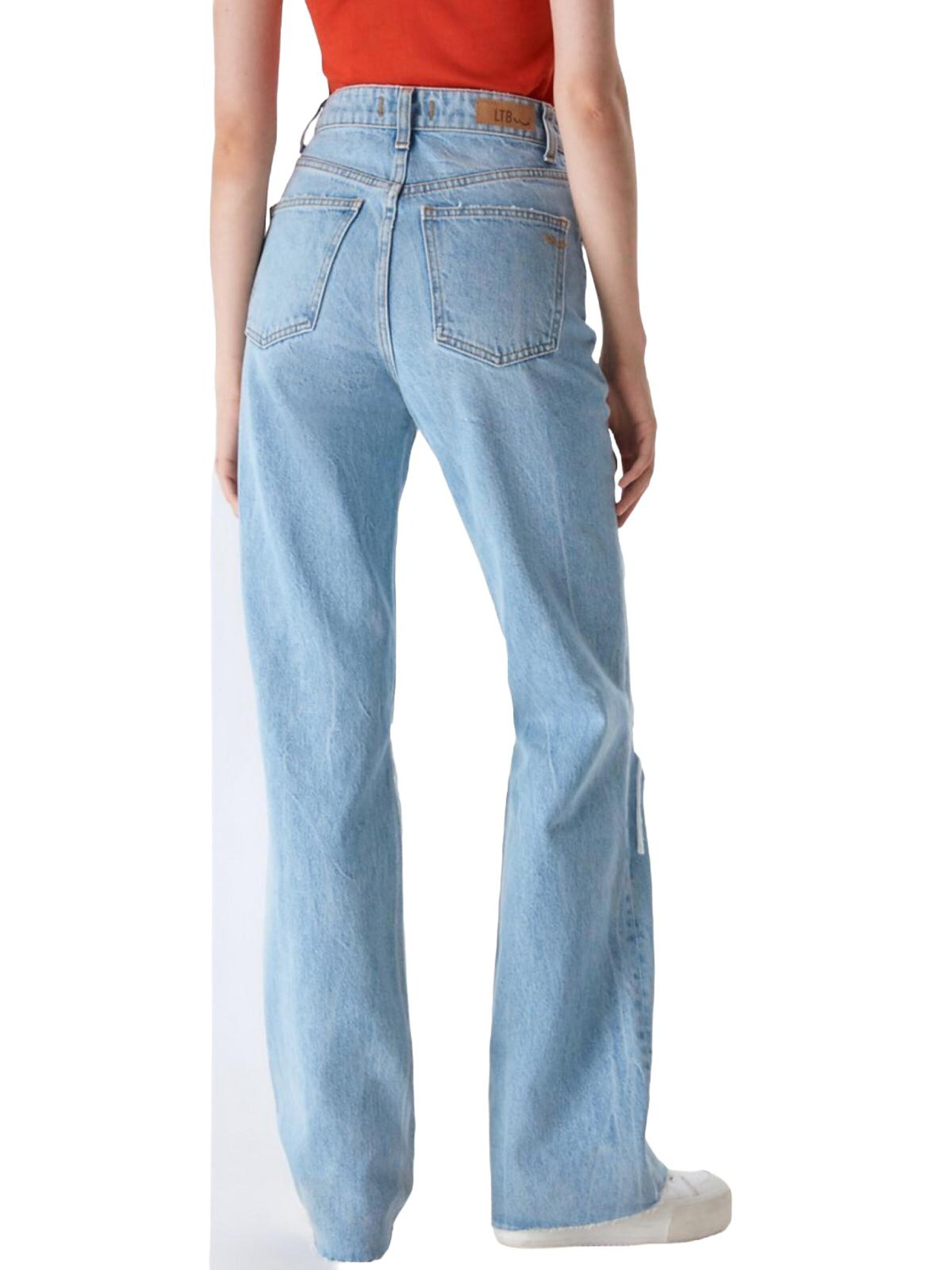 LTB Jeans Wide leg Jeans 'LTB Jeans Damen Danica High Waist Wide Leg Jeanshose' in Blauw