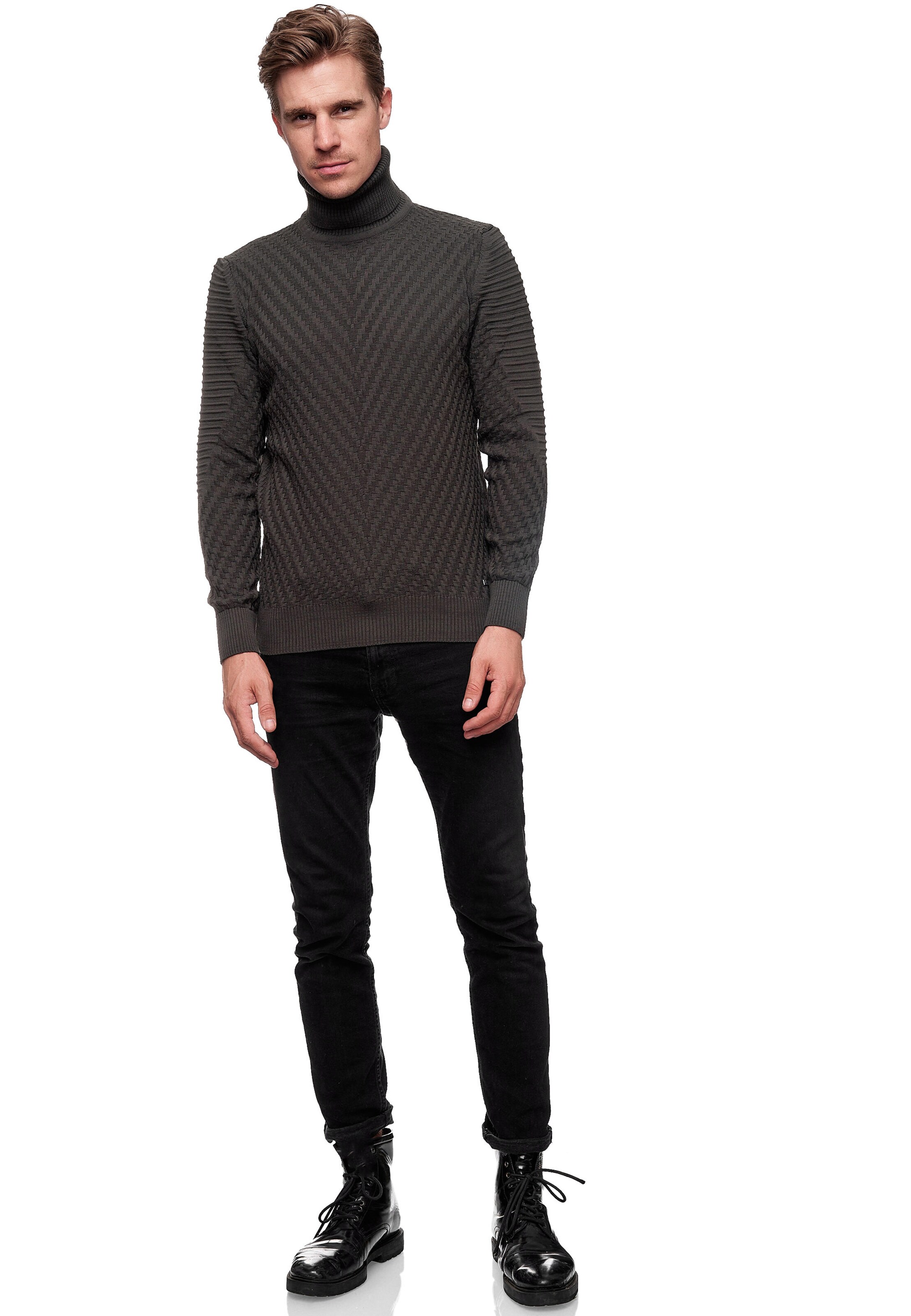 Rusty Neal Sweater in Grey