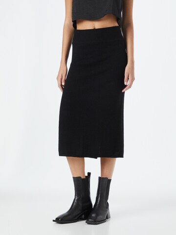 Pure Cashmere NYC Skirt in Black: front