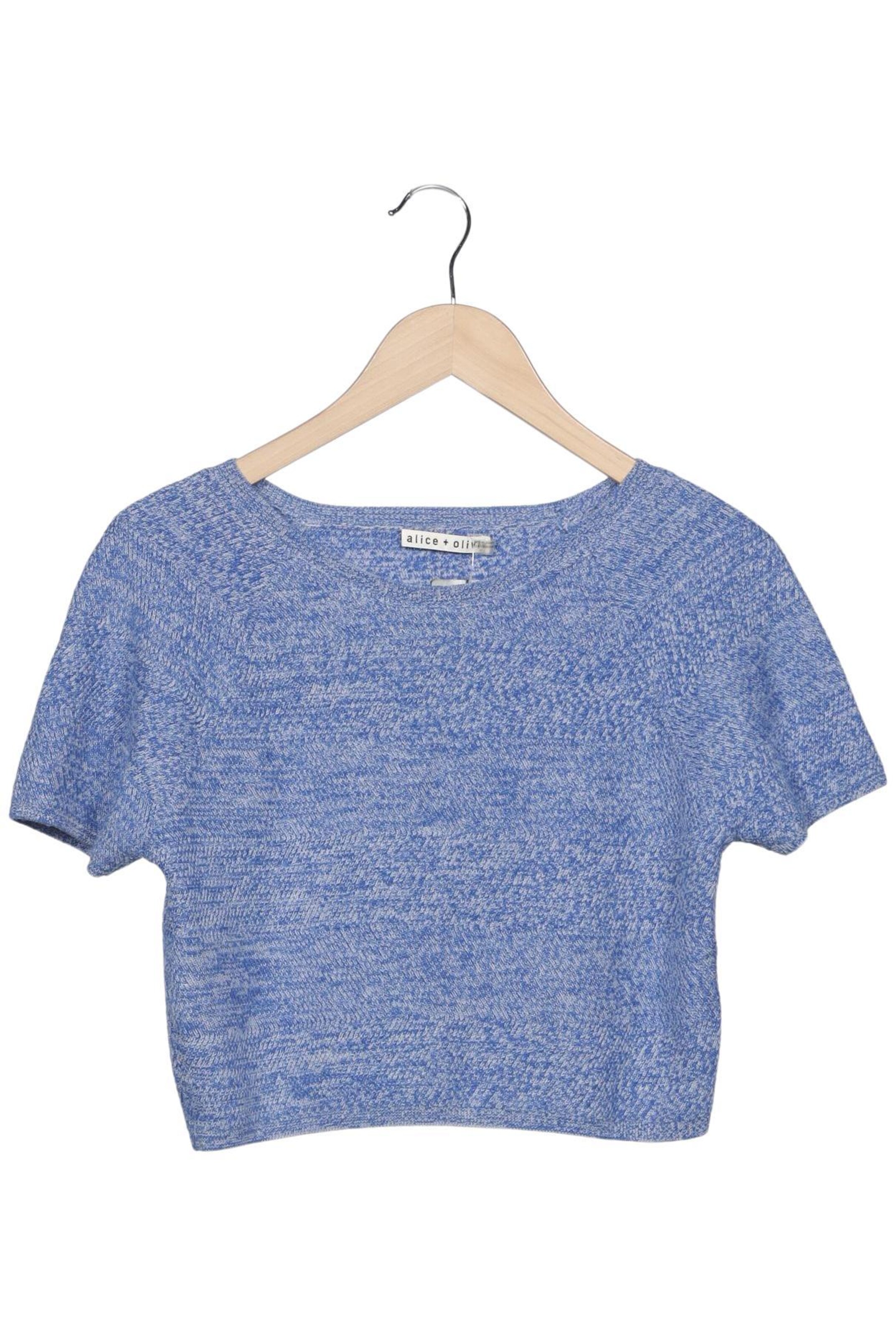 Alice + Olivia Pullover L in Blau: Vorderseite