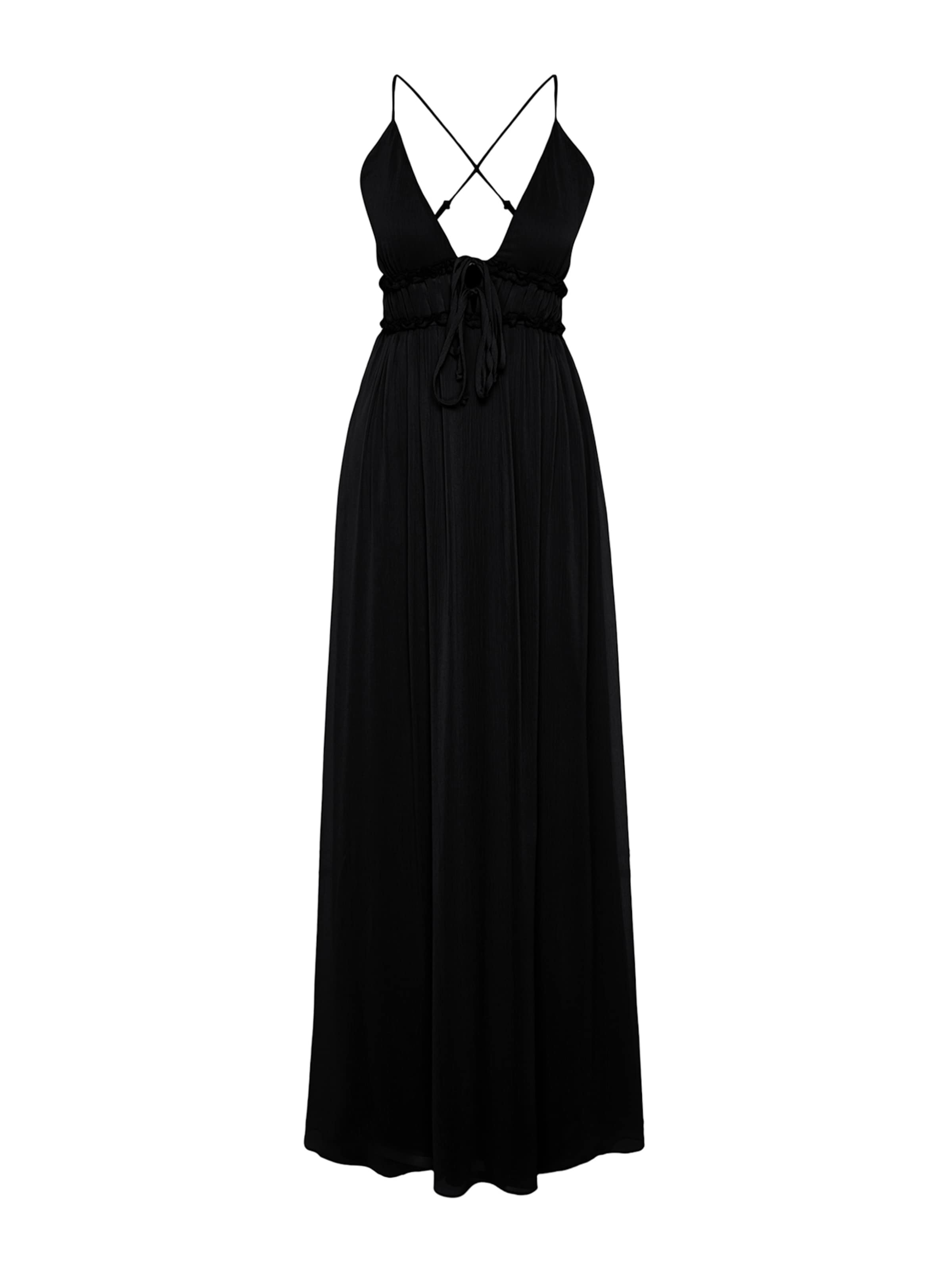 Trendyol - Vestido de noche en negro: frente