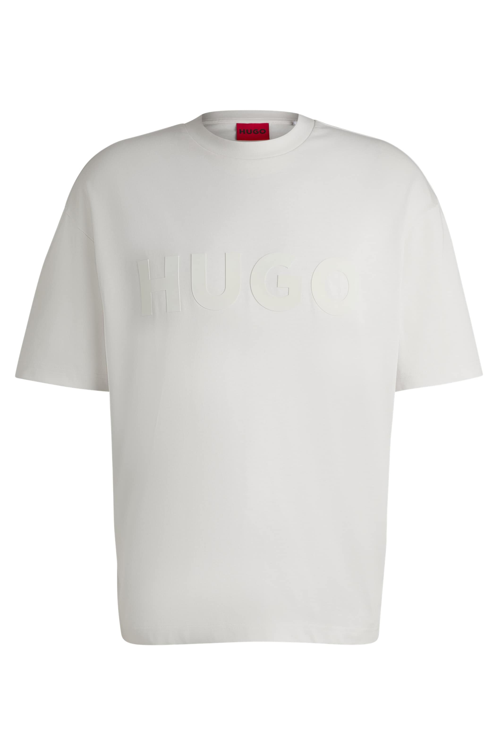 HUGO T-Shirt 'Dinkee' en ivoire, Vue avec produit