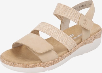REMONTE Sandale in Beige: Vorderseite