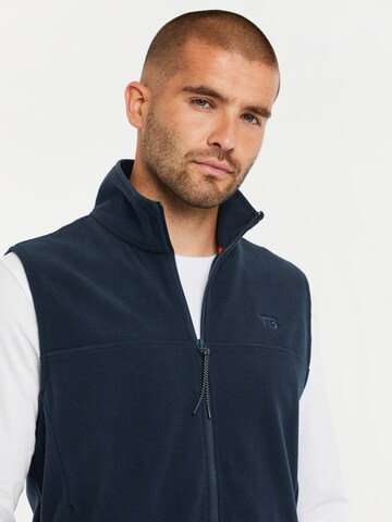 Threadbare Vest 'Hike' in Blue