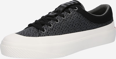 Sneaker bassa HUGO di colore grigio scuro / nero, Visualizzazione prodotti