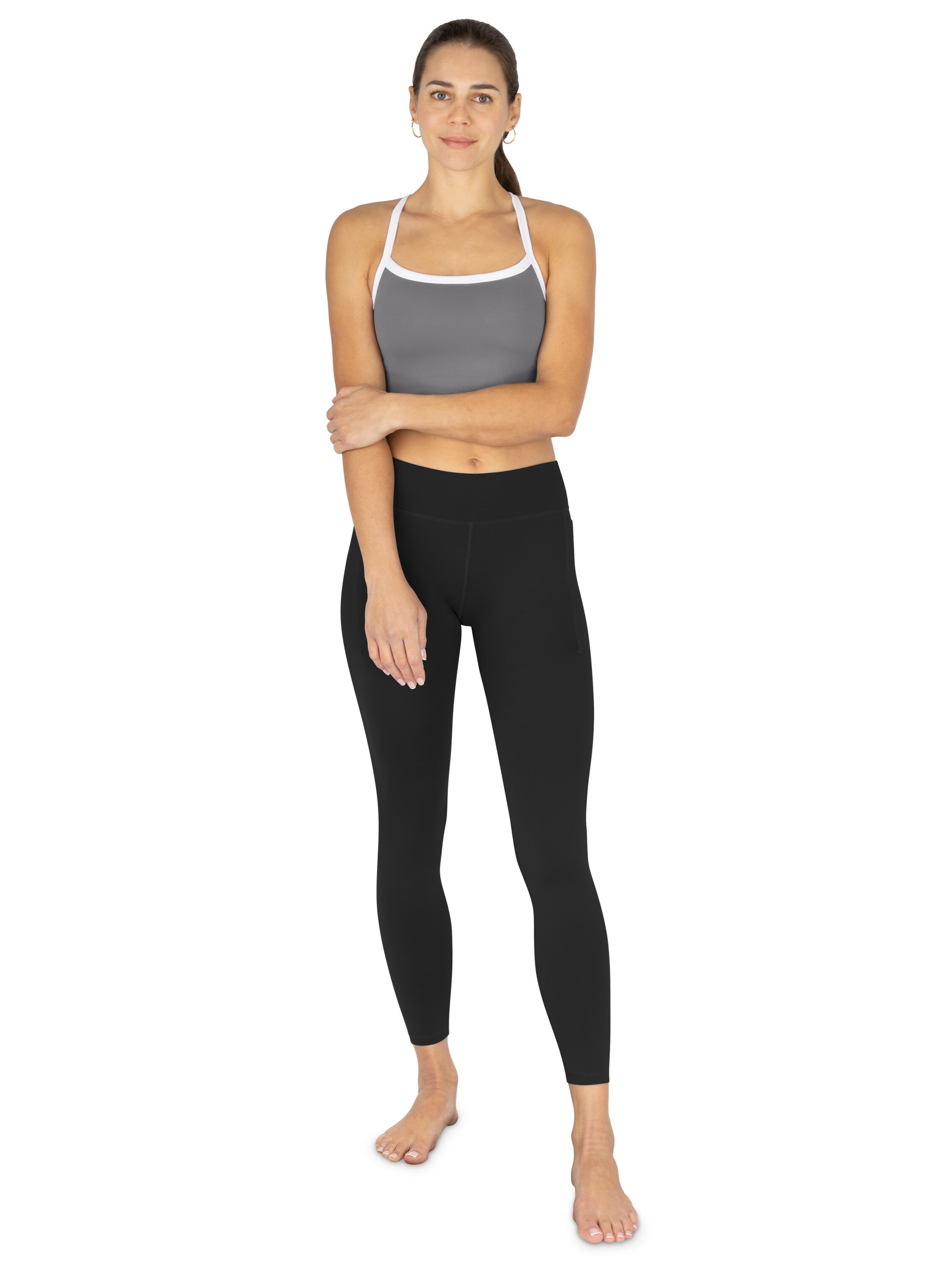 Bustino Completo sportivo di normani in grigio: frontale