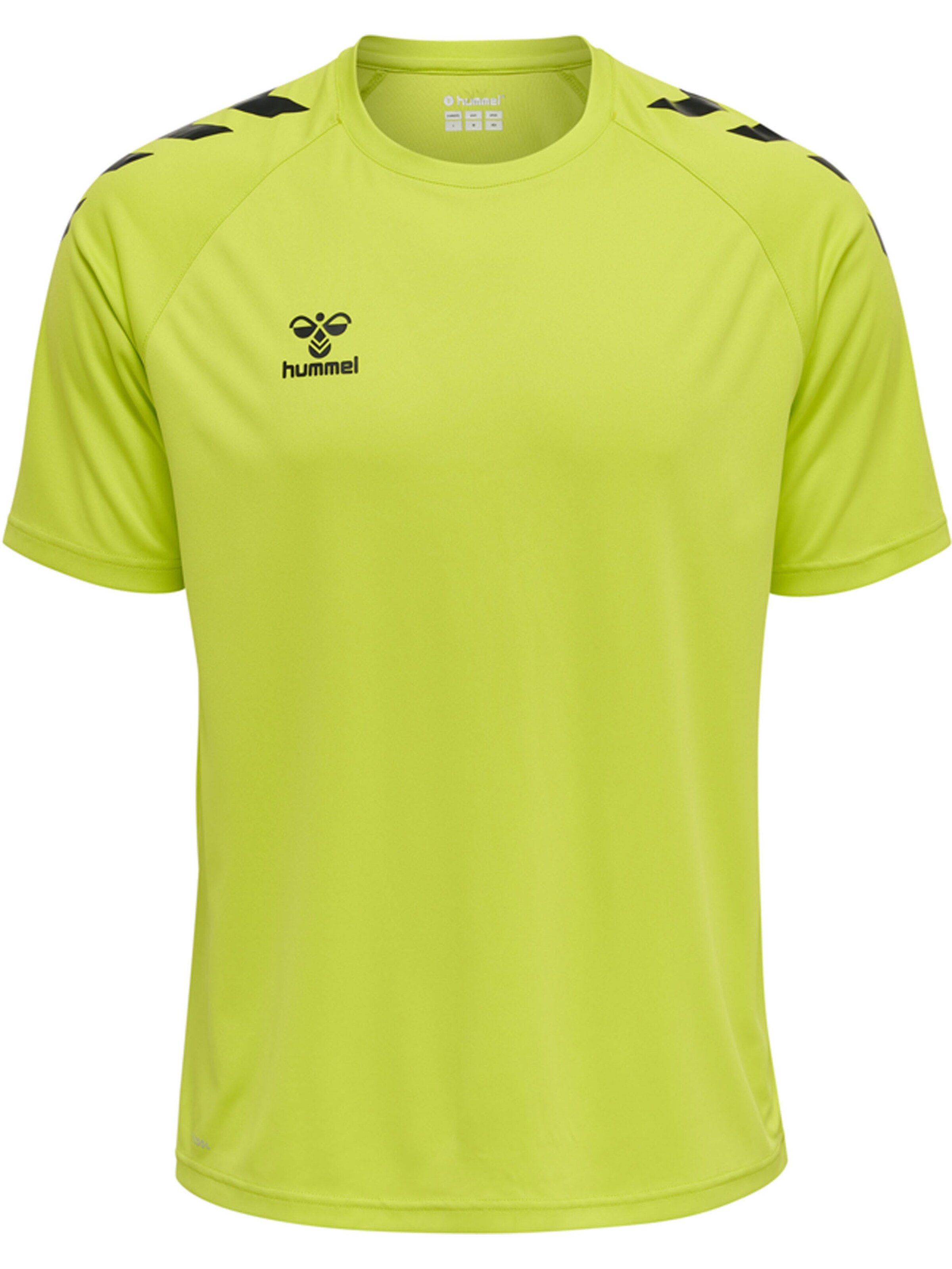 Hummel - Camiseta funcional 'Poly' en amarillo: frente
