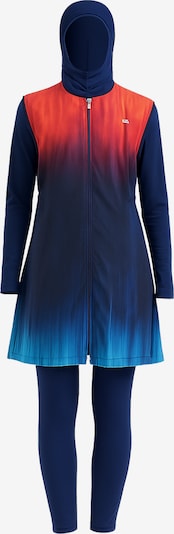 C&City Badeanzugkleid in navy / hellblau / hummer, Produktansicht