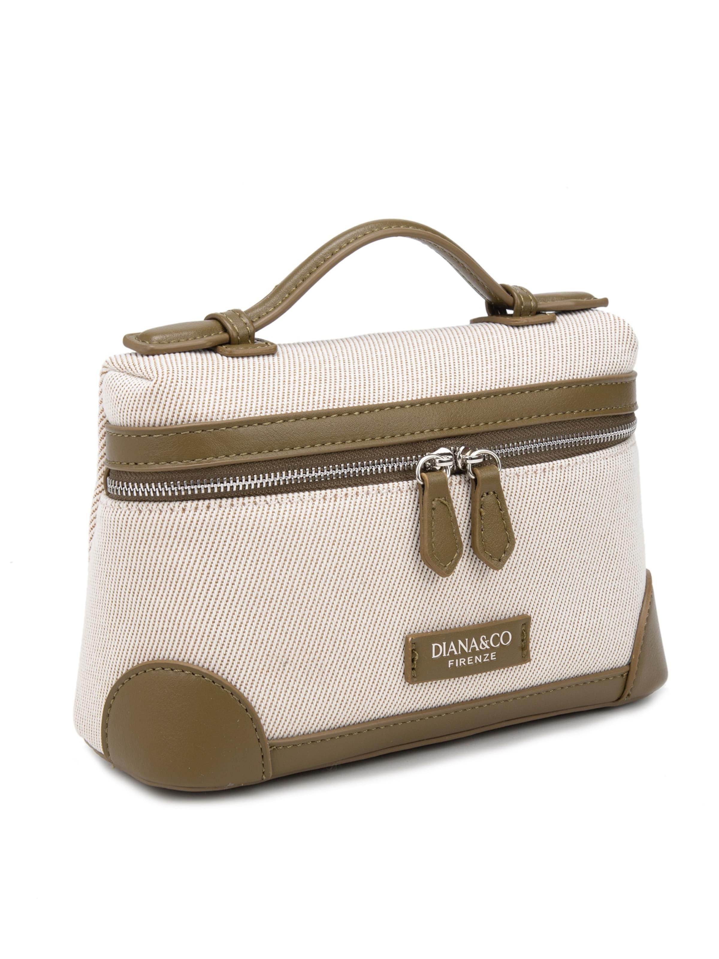 Borsa a tracolla 'Borsa a Mano Strutturata Diana & Co Firenze con Tracolla Regolabile e Dettagli Ecopelle' di Diana&Co. in verde
