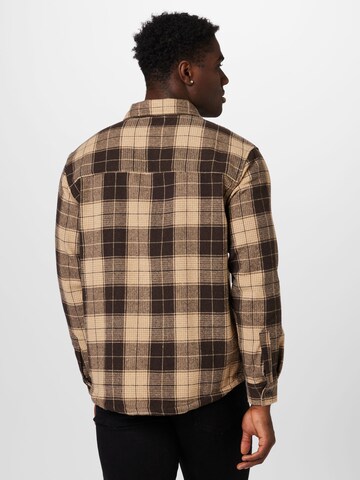 Redefined Rebel Regular fit Button Up Shirt 'Dash' in Brown
