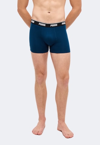 PUMA - Boxers 'EVERYDAY' em azul: frente