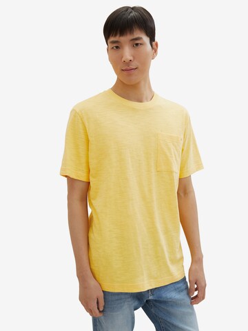 TOM TAILOR Shirt in Yellow: front