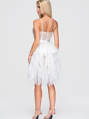 Robe de soirée Ombre en blanc