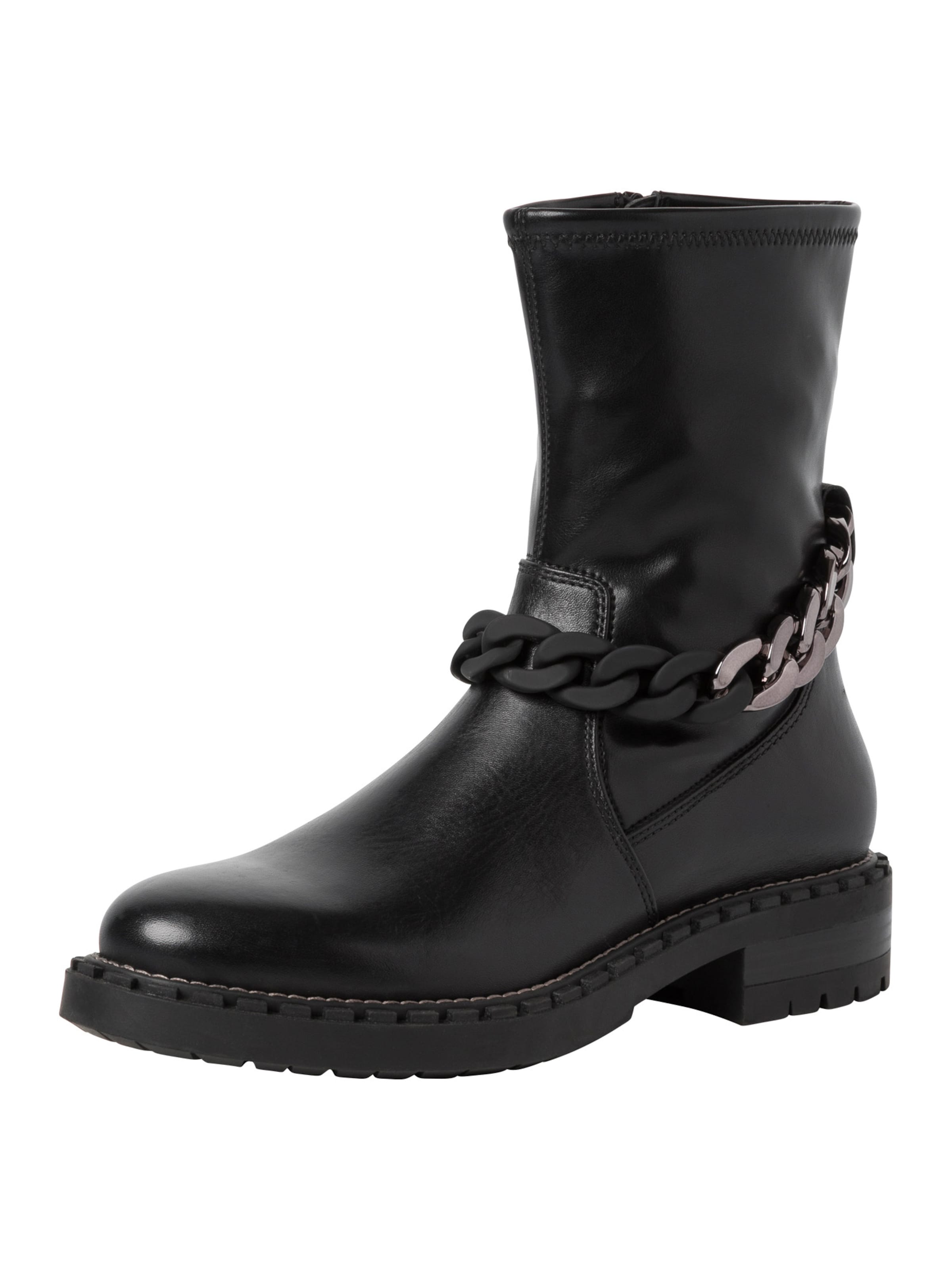 Tamaris Stiefelette in Schwarz: Vorderseite