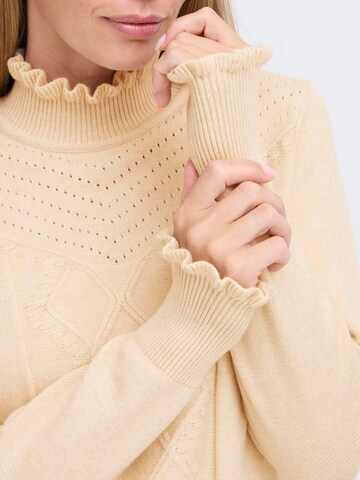 Pullover 'OXBMMNERA ONECK' di Oxmo in beige