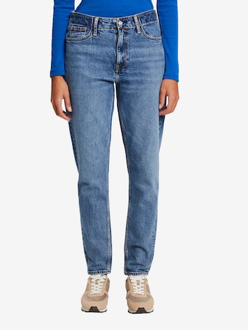 ESPRIT Tapered Jeans in Blauw: voorkant