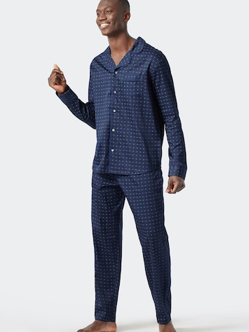 SCHIESSER Pyjama in Blau