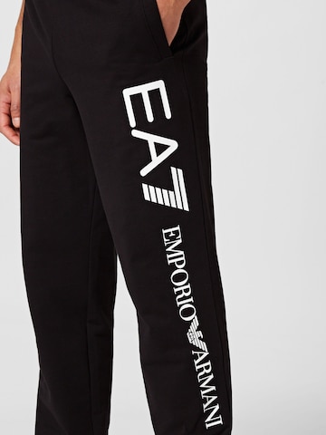 EA7 Emporio Armani Regular Trousers in Black