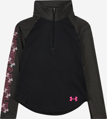 UNDER ARMOUR - Camiseta funcional en negro: frente