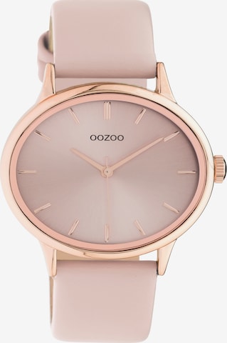 OOZOO Analog Watch in Pink: front