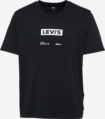 LEVI'S ®Majica 'Relaxed Fit Tee' - crna boja: prednji dio