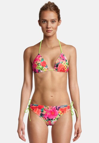 BECO the world of aquasports Triangle Bikini 'Fresh Flowers' in Mixed colors: front
