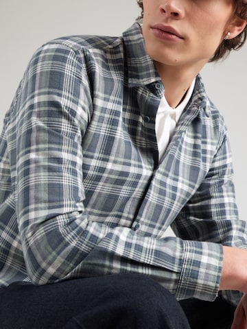 QS Regular fit Πουκάμισο σε μπλε