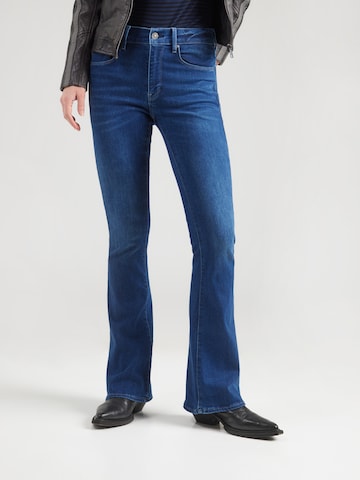 G-STAR Rozšírený strih Džínsy '3301' - Modrá: predná strana