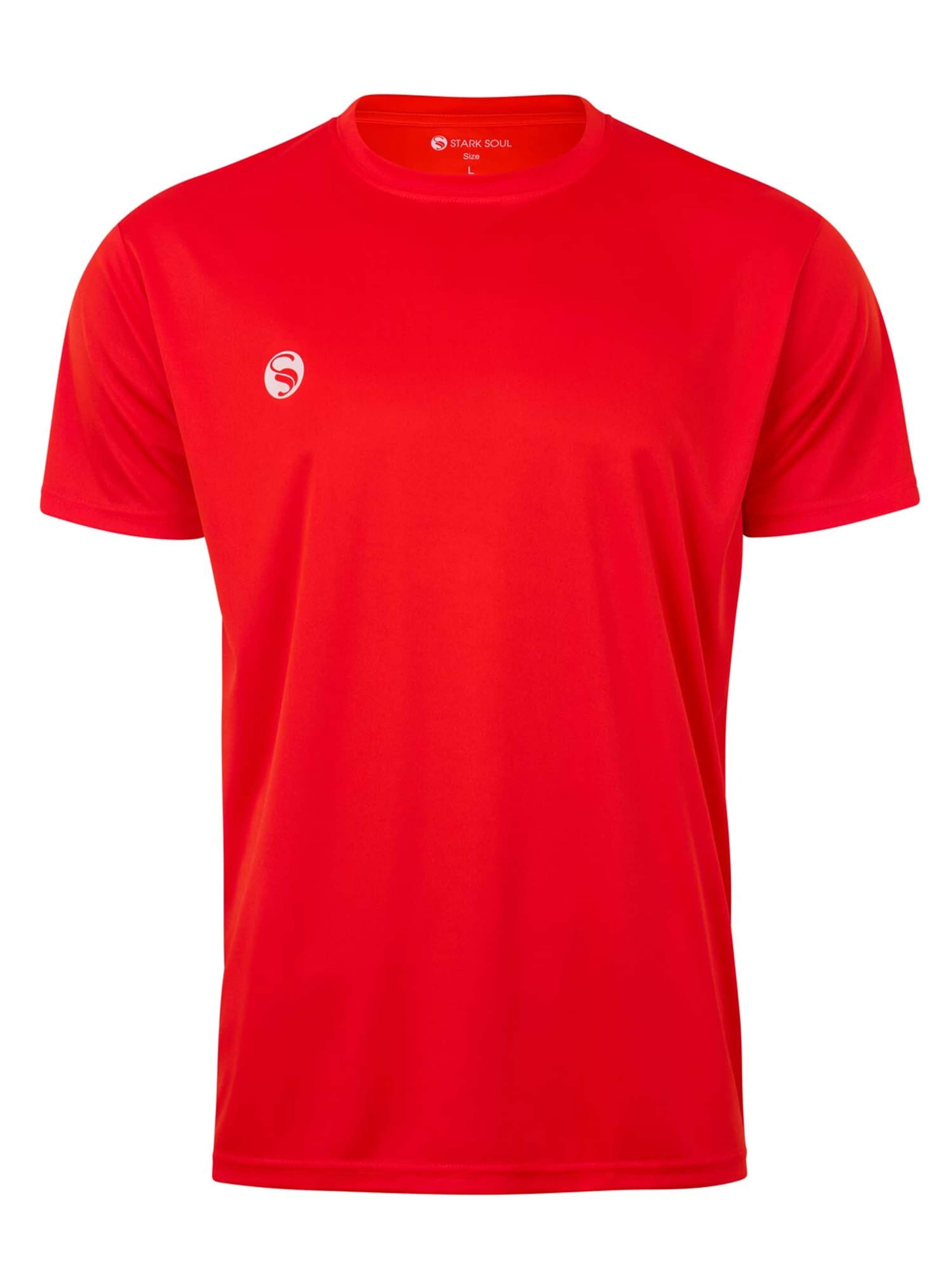 Stark Soul - Camisa funcionais em vermelho: frente
