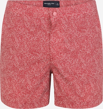 Abercrombie & Fitch Badeshorts in Rot: predná strana