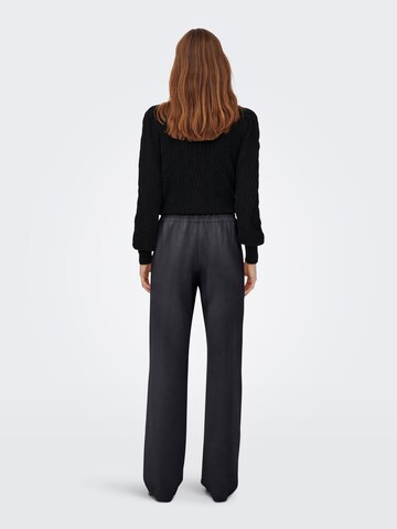 ONLY Wide leg Pants 'ONLPOPTRASH' in Blue