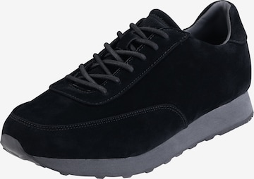 Ombre Platform trainers in Black: front