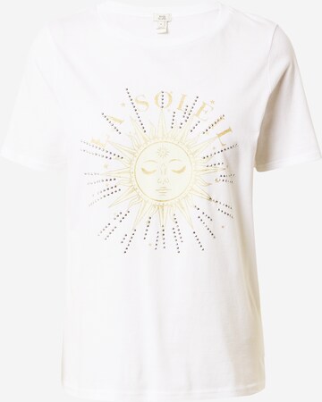 River Island - Camiseta 'LA SOLEIL' en blanco: frente