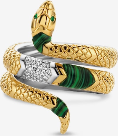 Ti Sento Milano Ring in Gold / Green / Silver, Item view