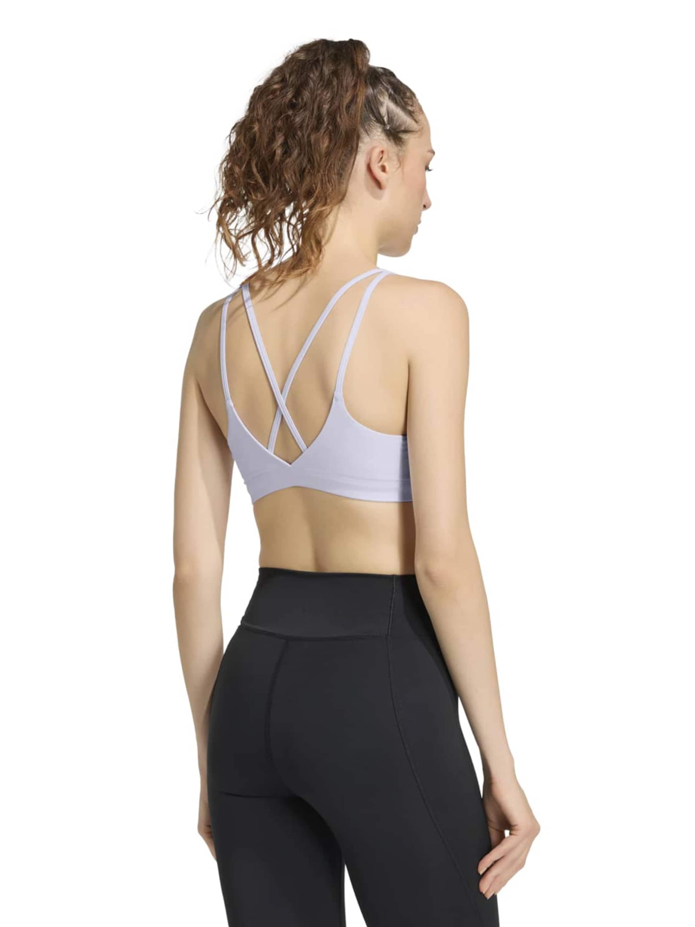 ADIDAS PERFORMANCE Bustier Biustonosz sportowy 'ALL ME ESS' w kolorze fioletowy