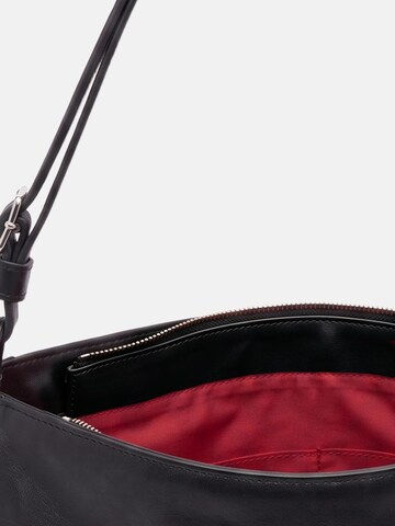 Borsa a spalla 'Genuina' di Virginia Rhinè in nero