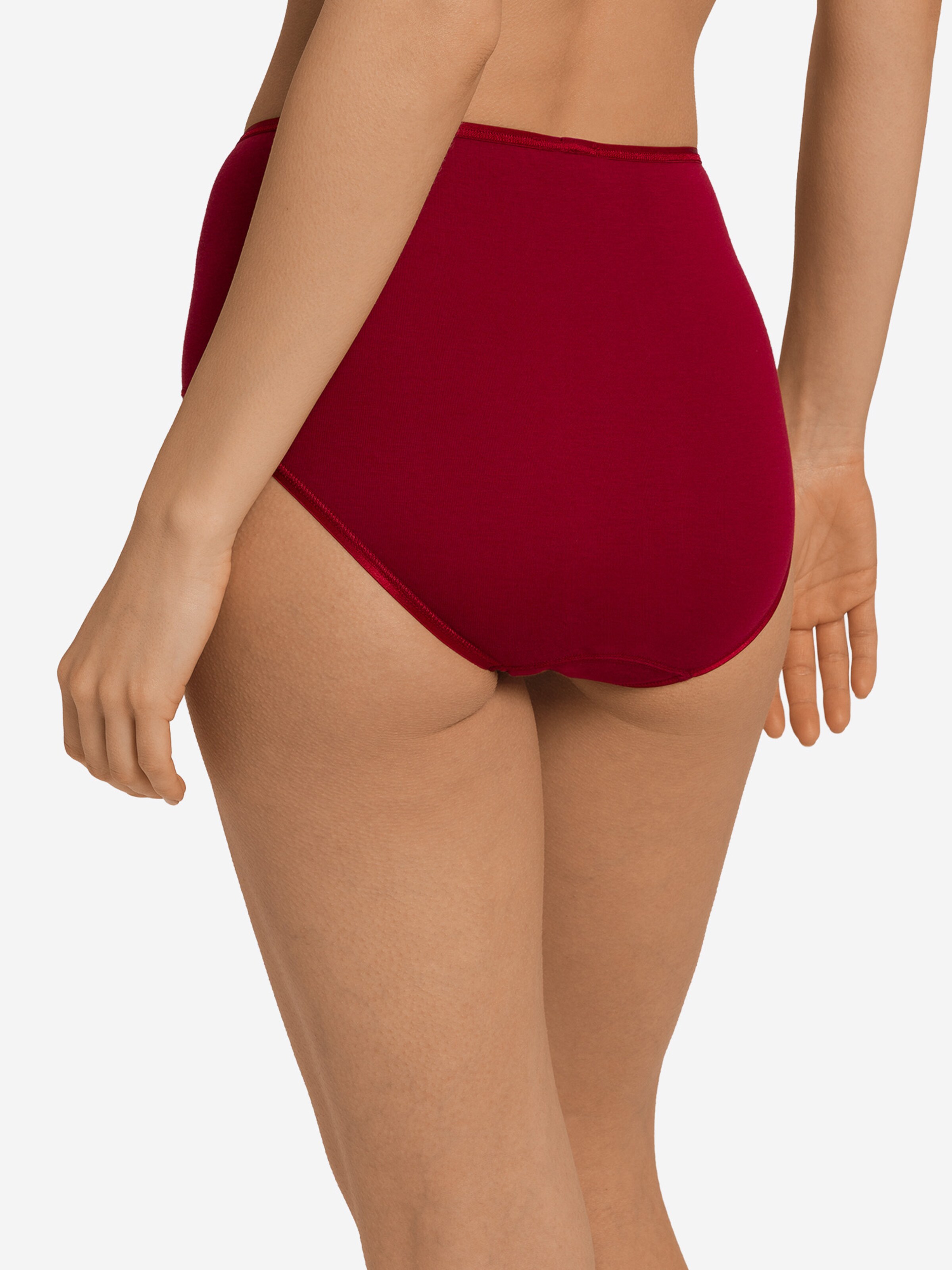 Slip ' Cotton Seamless ' Hanro en rouge