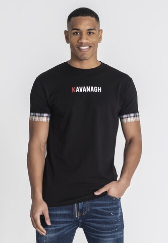 T-Shirt fonctionnel Gianni Kavanagh en noir : devant