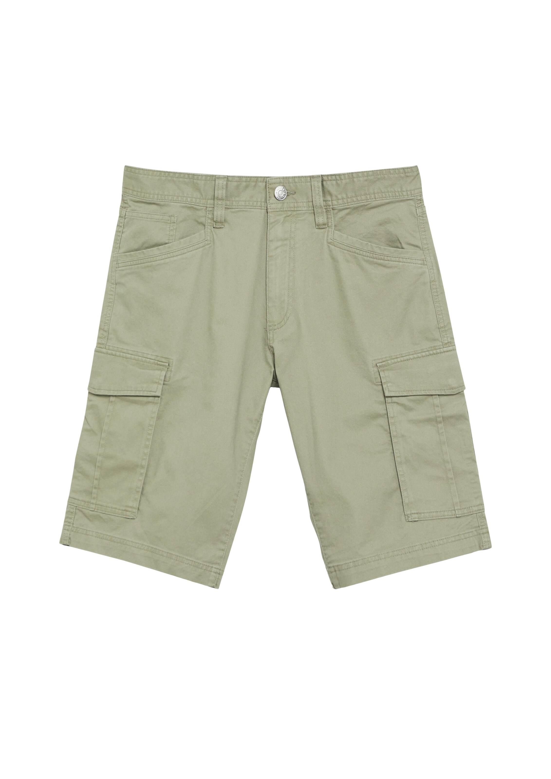 s.Oliver Trousers 'File' in Green: front