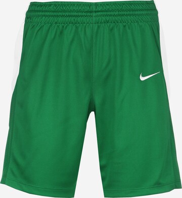 NIKE Regular Workout Pants in Green: front