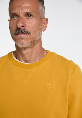 Sweat-shirt Schmuddelwedda en jaune