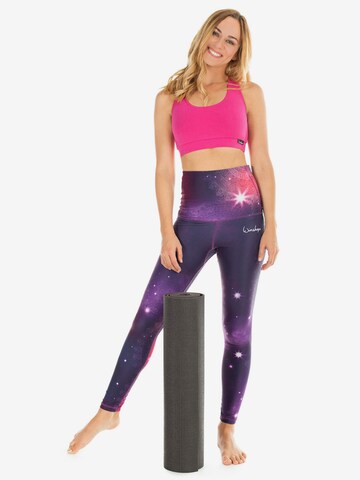 Skinny Pantalon de sport 'HWL102' Winshape en violet