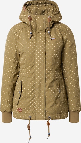 Ragwear Between-Season Jacket 'Danka' in Green: front