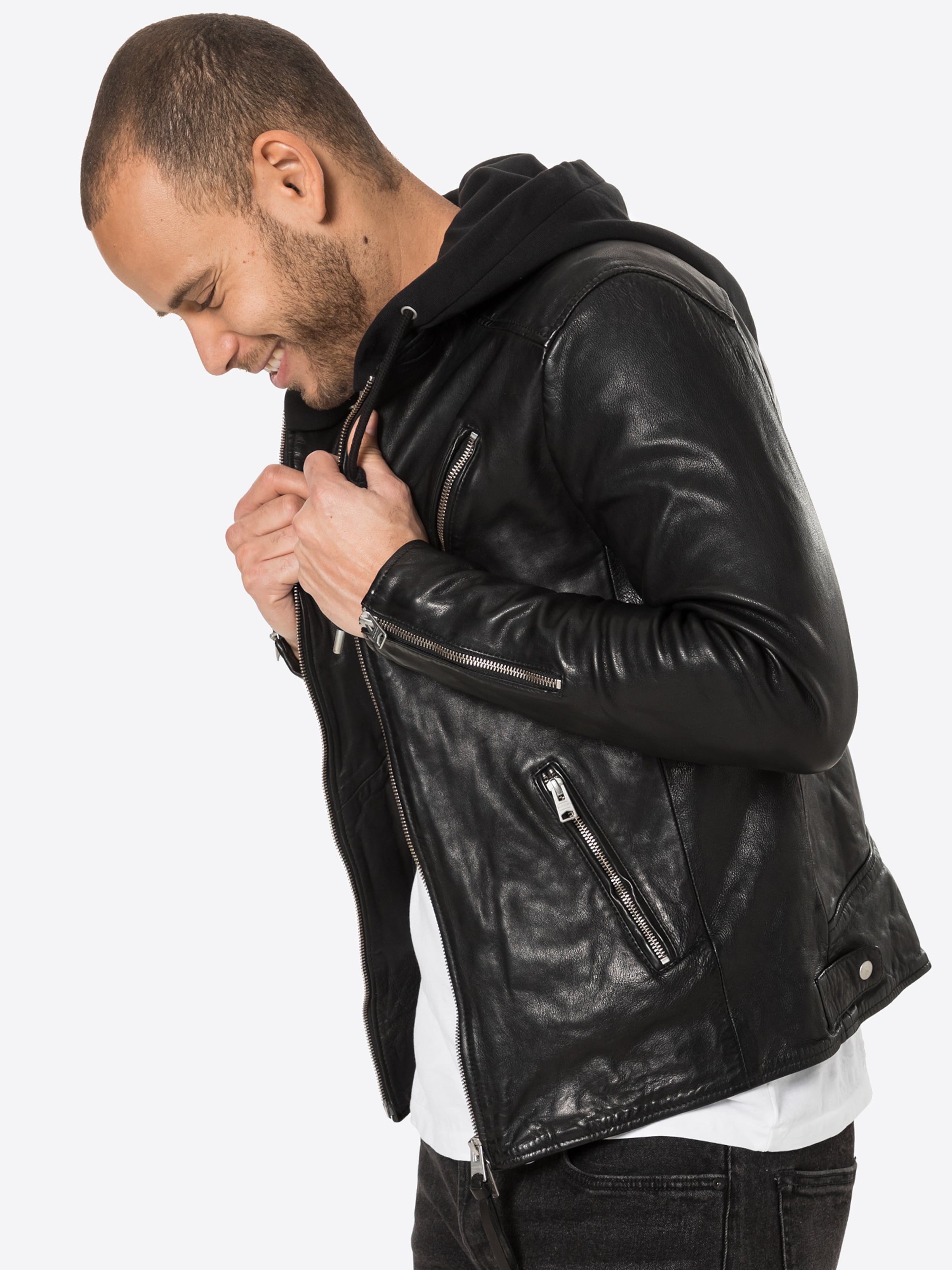 Veste mi saison Harwood AllSaints en Noir ABOUT YOU